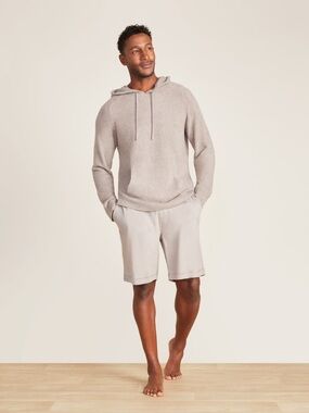 Barefoot Dreams Cozy Chic Lite Men's Hoodie Large NWT in Beach Rock